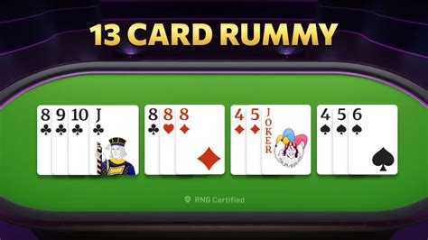 13 card rummy|Play 13 Card Rummy Game Online .